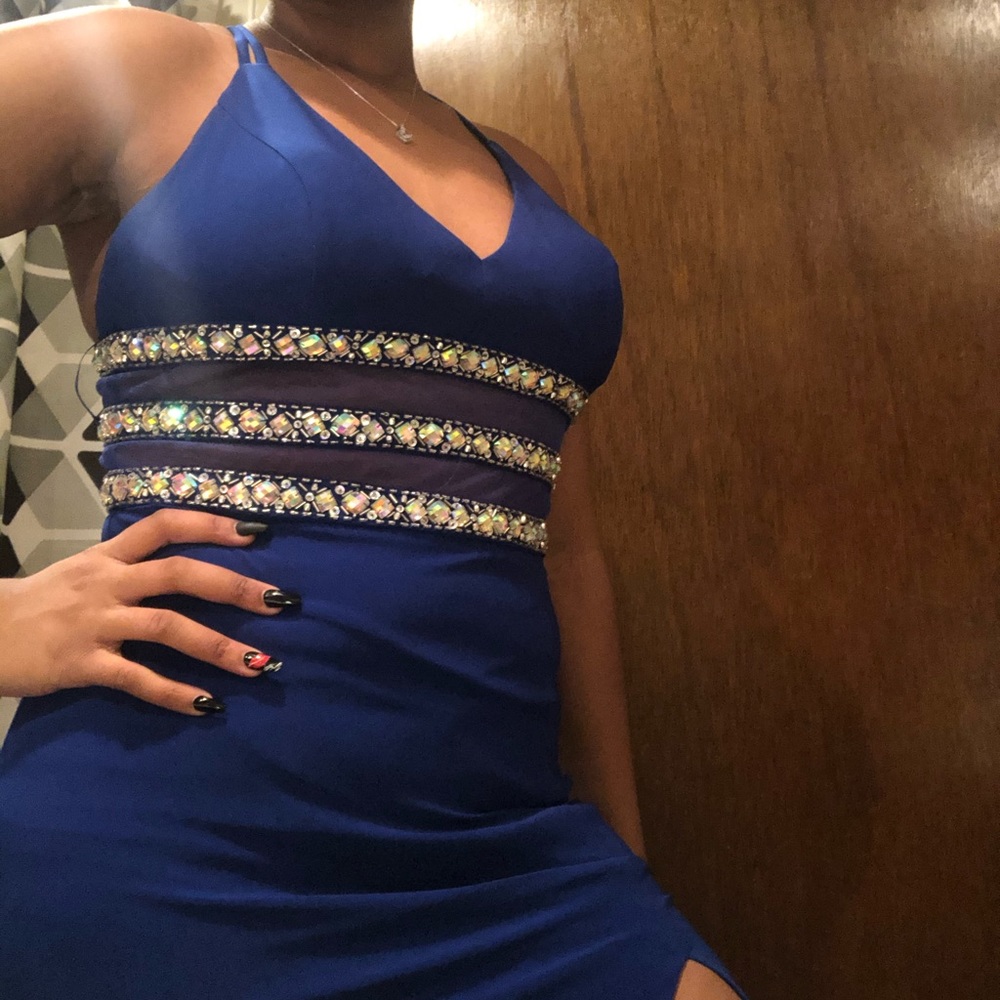 Blue PROM DRESS - Picture 2 of 5